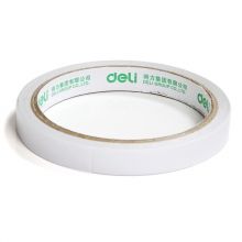 得力(deli)高粘性棉纸双面胶带 12mm*10y(9.1m/卷)30401 单卷