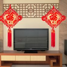 多美忆 中国结大号家居挂饰高档中国结挂件喜庆 中国结40#鱼福吊苏