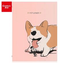 齐心(Comix) 20孔活页本文具笔记本子记事本日记本可换替芯 A5/60张 米团儿联名系列 C4931