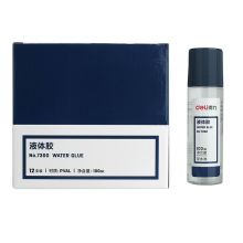 得力(deli)100ml高粘度透明可水洗液体胶水 7300