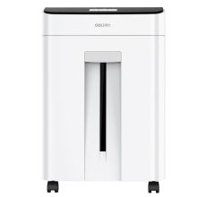 得力(deli)大容量专业办公碎纸机 光盘信用卡粉碎机 灰色9956