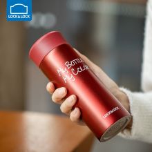 乐扣乐扣（lock&lock）保温杯 缤纷保温杯随手杯 红色保温杯390ml LHC4015R