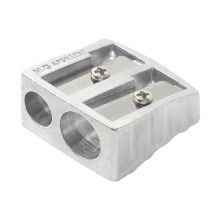 晨光(M&G)文具学生金属卷笔刀 双孔削笔器 单个装APSN1271