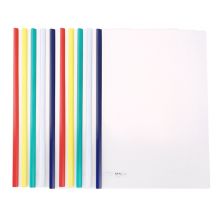 晨光(M&G)文具10个装A4/5mm透明抽杆夹 办公文件夹 ADM95212