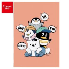 齐心(Comix)文具笔记本子日记本缝线本软面抄本学生事本 QQ系列 A5 40张  QFC112