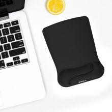 宜客莱（ECOLA）人体工学护腕鼠标垫 黑色Ez2BK