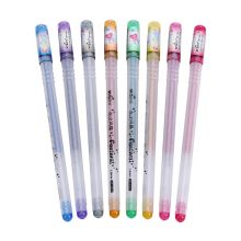晨光(M&G)文具1.0mm闪光彩色中性笔 子弹头签字笔 多色手账笔水笔 8支/盒GP1311