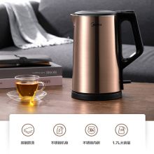 美的（Midea）电热水壶 304不锈钢 MK-SH17E312