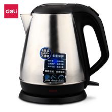 得力(deli)1.5L不锈钢电热水壶 办公家用自动断电热水壶/电水壶 0763