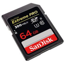 闪迪（SanDisk）64GB SD存储卡 U3 C10 4K 内存卡 读速300MB/s 写速260MB/s