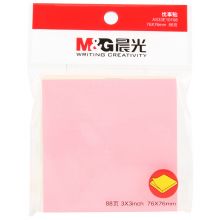 晨光(M&G)文具88页荧光5色便利贴 76*76mm记事贴优事贴子 单本装YS-61