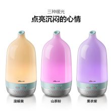 小熊（Bear）加湿器卧室 香薰机迷你家用静音加湿 办公室精油 可定时JSQ-D02E1