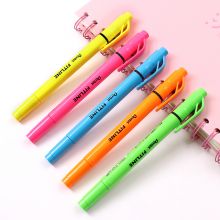 派通双头荧光笔高光重点标注笔 SLW11 5色套装