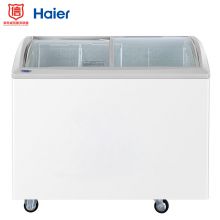 海尔 Haier 260升商用冷藏冷冻转换冰柜 圆弧玻璃门展示冷柜 SC/SD-260HDS