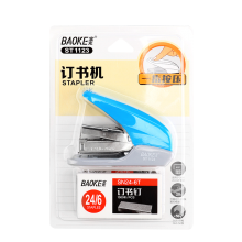 宝克 彩色实用迷你型订书机套装 ST1123  （颜色随机）