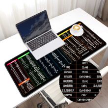 宜适酷 800*300*2mm 快捷键大全大号鼠标垫 MSP191003 黑色