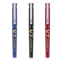 百乐(PILOT)BXC-V7 新款V7升级版/可换墨胆 中性水笔 黑色0.7mm 整盒12支