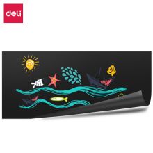 得力(deli)90*200cm家用软磁铁磁性自粘白板贴可擦写字板画板 含背胶50003
