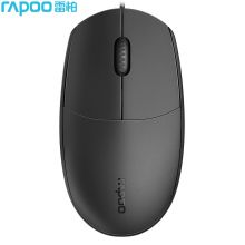 雷柏（Rapoo） N1200S 有线办公鼠标 黑色