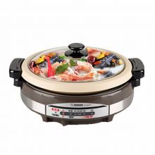 象印（ZO JIRUSHI） 不锈钢多功能电火锅烧烤料理蒸煮锅5.3L EP-RAH30C
