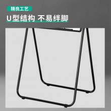 得力(deli)支架式白板60*90cm磁性白板支架式写字板U型 7891B