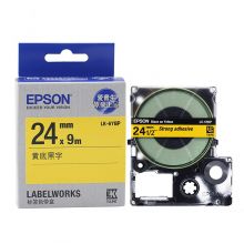 爱普生（EPSON）LK-6YBP 标签机色带 24mm 黄底黑字 (适用LW-600P/LW-700/LW-1000P/LW-Z700/LW-Z900机型)