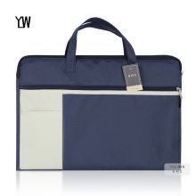 易利文 商务办公公文包A3立体手提袋加大文件袋 100-54深蓝色