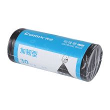 齐心 L104 加厚垃圾袋 30个装50*60cm黑