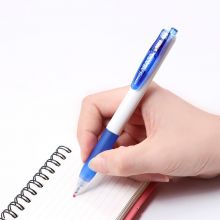 斑马牌（ZEBRA）中性笔 0.38mm子弹头按压签字笔 大容量 JJXZ15W