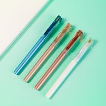 得力(deli)金致系列臻顺滑中性笔 时尚签字笔12支/盒 A522