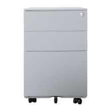 冠枚办公矮柜 活动柜 移动文件柜矮柜 优雅银 600*390*520