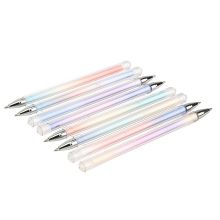 晨光(M&G)文具0.5mm彩色中性笔 子弹头插拔彩色签字笔  璀璨星辰系列闪光水笔 8支/盒AGP67128