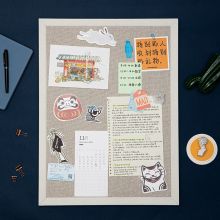 得力(deli)60*45cm绒布留言板软木留言板 白板 可插针照片墙板图钉板 50420