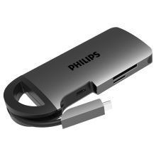飞利浦 八合一Type-C多功能扩展坞USB3.0 SWR1606A/93