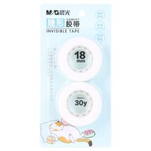 晨光(M&G)文具18mm*30y隐形文具胶带 白色小胶带 猫の白日梦系列 两卷装AJD957C1