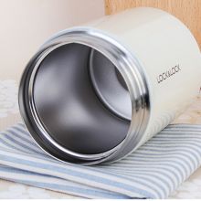 乐扣乐扣 保温饭盒不锈钢便当盒餐盒 单层焖烧杯子闷烧罐汤壶 白色 500ML LHC8024WHT