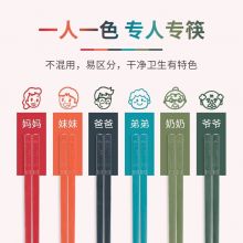 双立人 36155-006 筷子餐具不发霉家用筷子彩色 Now One-piece套装 多色家用6双