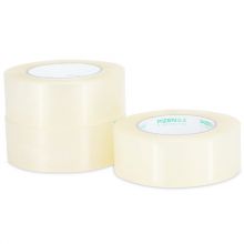 得力(deli)高品质透明封箱胶带/打包胶带 45mm*150m*50um 6卷/筒 33009