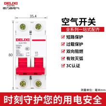德力西电气（DELIXI ELECTRIC）微型断路器 DZ47S空气开关家用空开DZ47s  C型 2P 63A