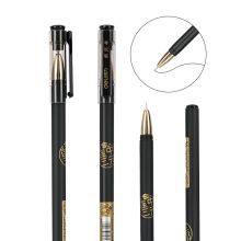 得力(deli)连中三元全针管中性笔考试笔 0.5mm 12支/盒黑 S103