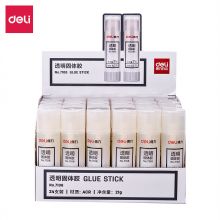 得力(deli)21g高粘度固体胶棒7108 24支装