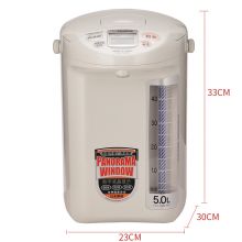 象印（ZO JIRUSHI） 电热水壶微电脑电热水瓶5L CD-LCQ50HC-WG浅灰色