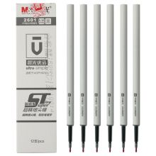 晨光(M&G)文具黑色0.38mm中性笔芯  优品系列水笔芯 12支/盒2601