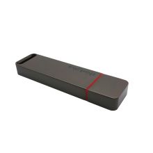联想（thinkplus）移动固态U盘128G TU100Pro系列 超极速传输 金属U盘 大容量移动固态优盘灰色