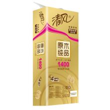 清风（APP） B22AFJ1 卷纸 原木纯品金装系列 4层加厚140克卫生纸巾10卷