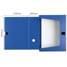 广博(GuangBo)100mm加宽A4党建档案盒/文件盒/资料盒 A6751