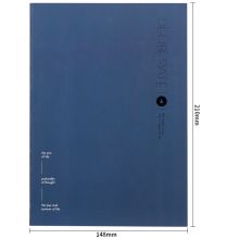 得力(deli)4本A5/40张绅调系列学生缝线软抄本 记事本日记本笔记本 FA540-4