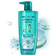 欧莱雅（LOREAL）透明质酸水润去屑洗发露(倍爽）（无硅油）700ml