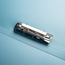得力64500单强力夹(浅蓝)