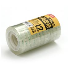 晨光(M&G)文具透明胶带 高透易撕小胶带 8mm*30y(27.42m/卷) 12卷装AJD97370